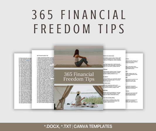 365 Financial Freedom Tips | Content Bundle