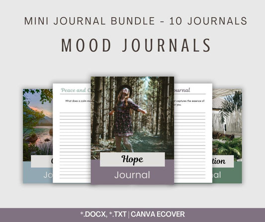 Journal For Every Mood | 10 Mini Journals