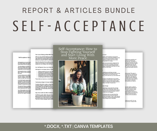 Self-Acceptance | Report & Articles Bundle