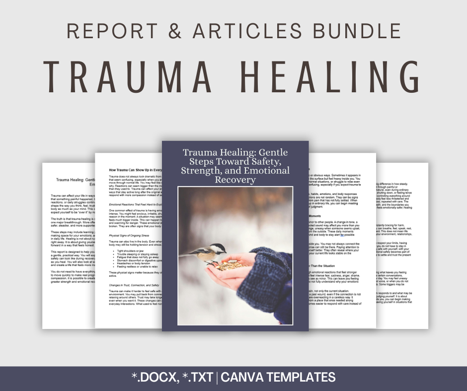 Trauma Healing | Report & Articles Bundle