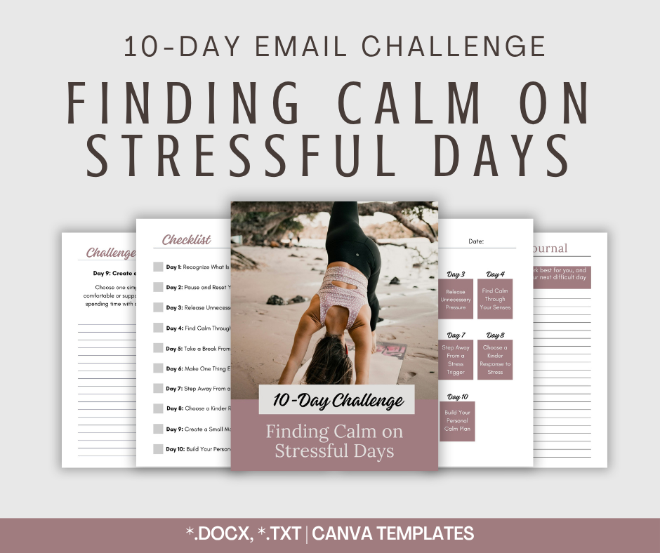 10-Day 'Finding Calm on Stressful Days' Challenge