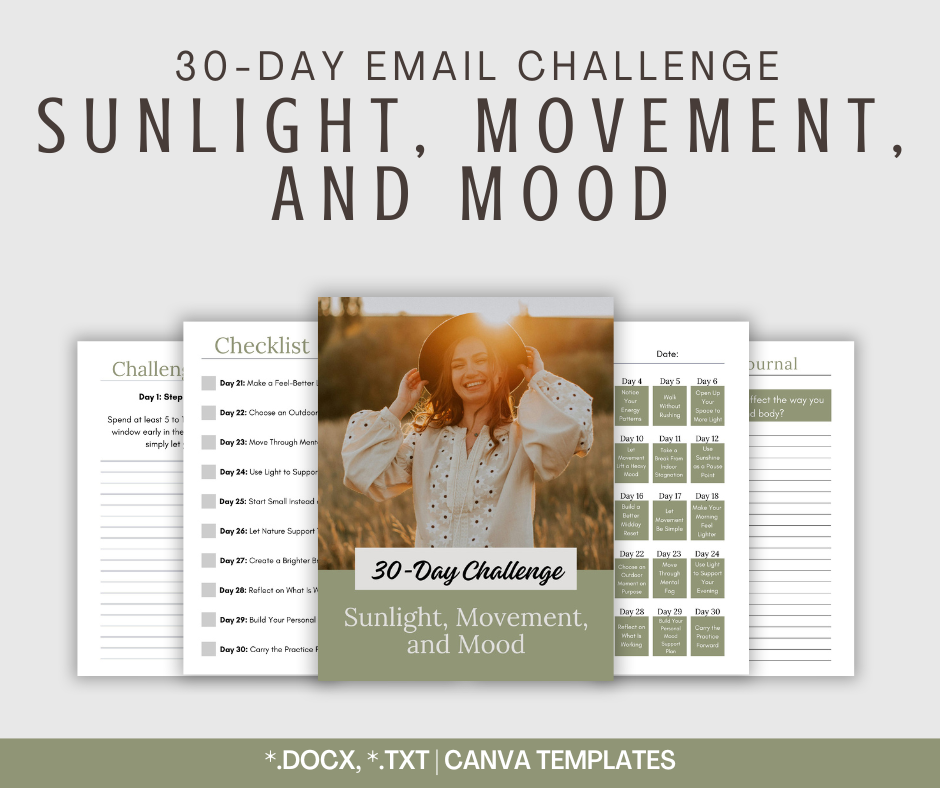 30-Day 'Sunlight, Movement, and Mood' Challenge