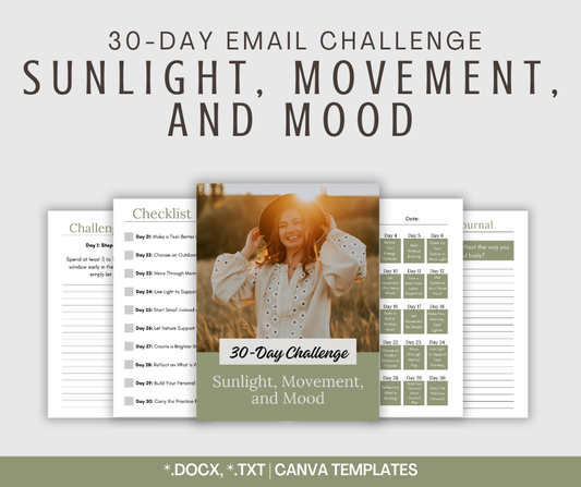 30-Day 'Sunlight, Movement, and Mood' Challenge