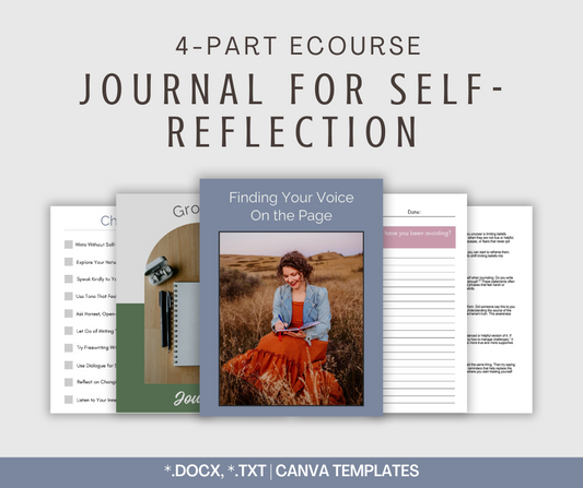 4-Part eCourse: Journaling For Self-Reflection