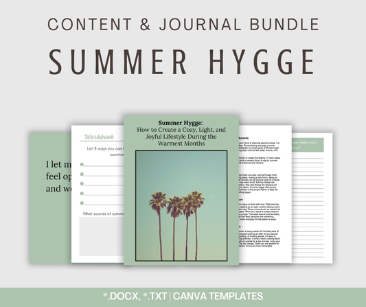 Summer Hygge | Content & Journal Bundle