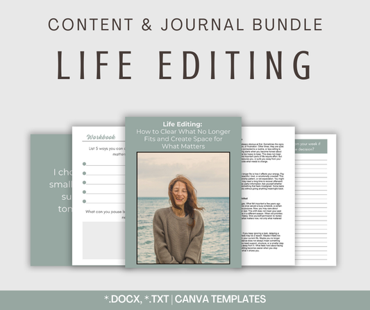 Life Editing | Content & Journal Bundle
