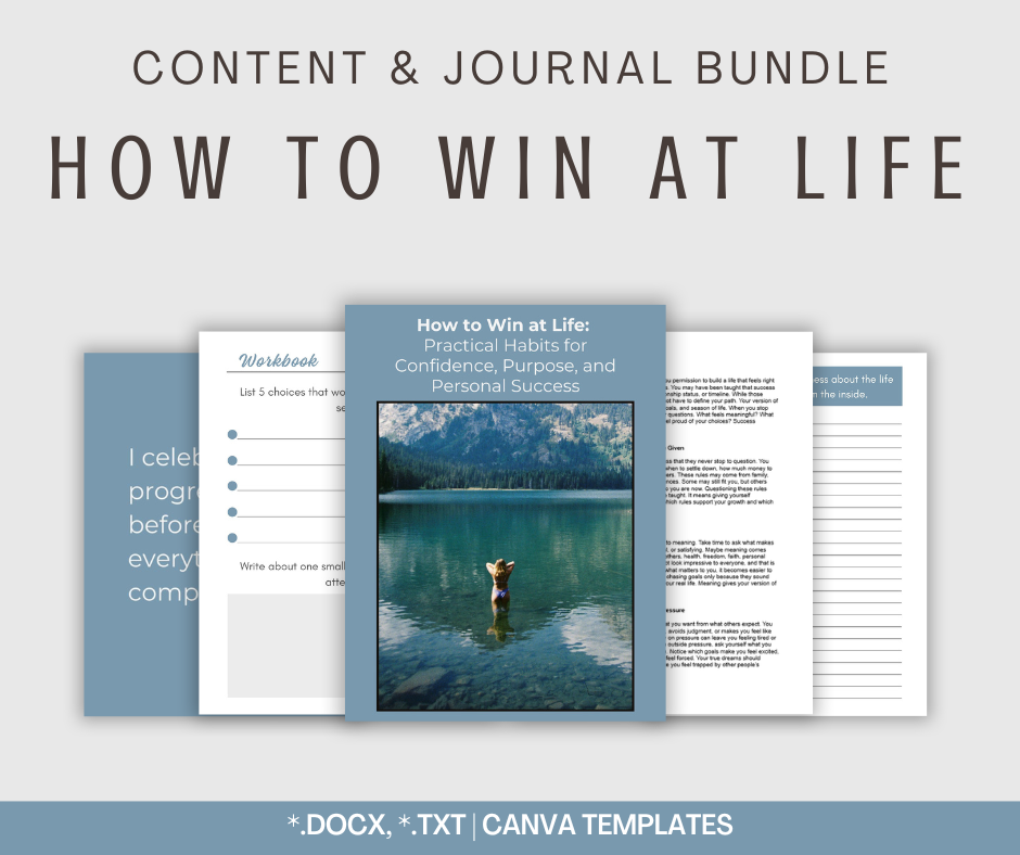 How to Win at Life | Content & Journal Bundle