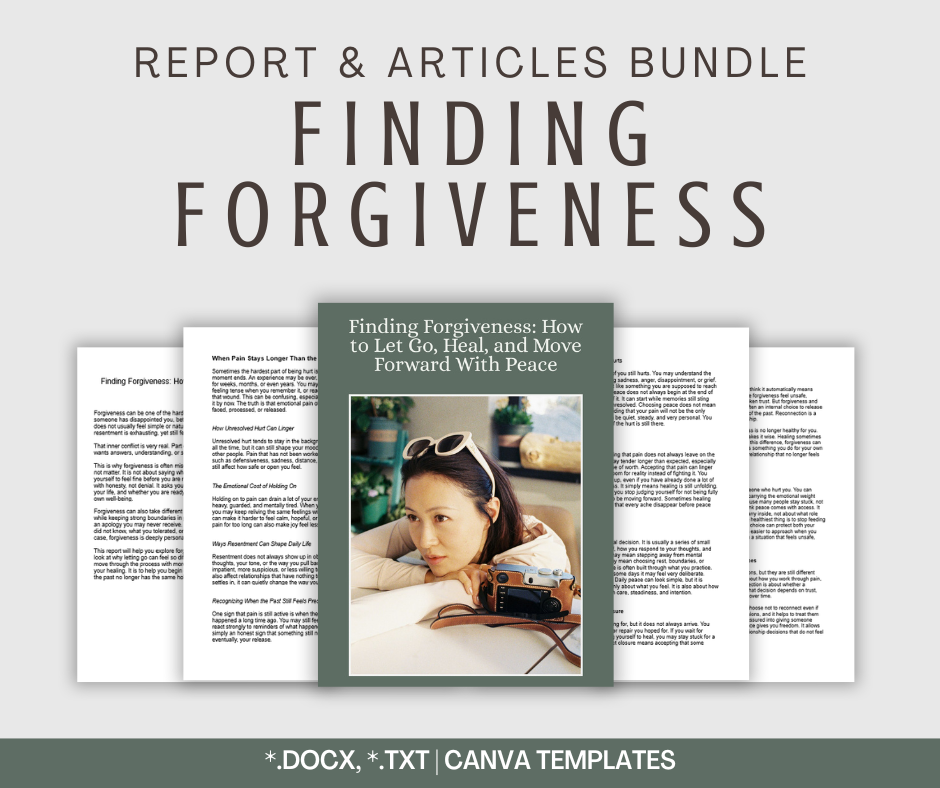Finding Forgiveness | Report & Articles Bundle