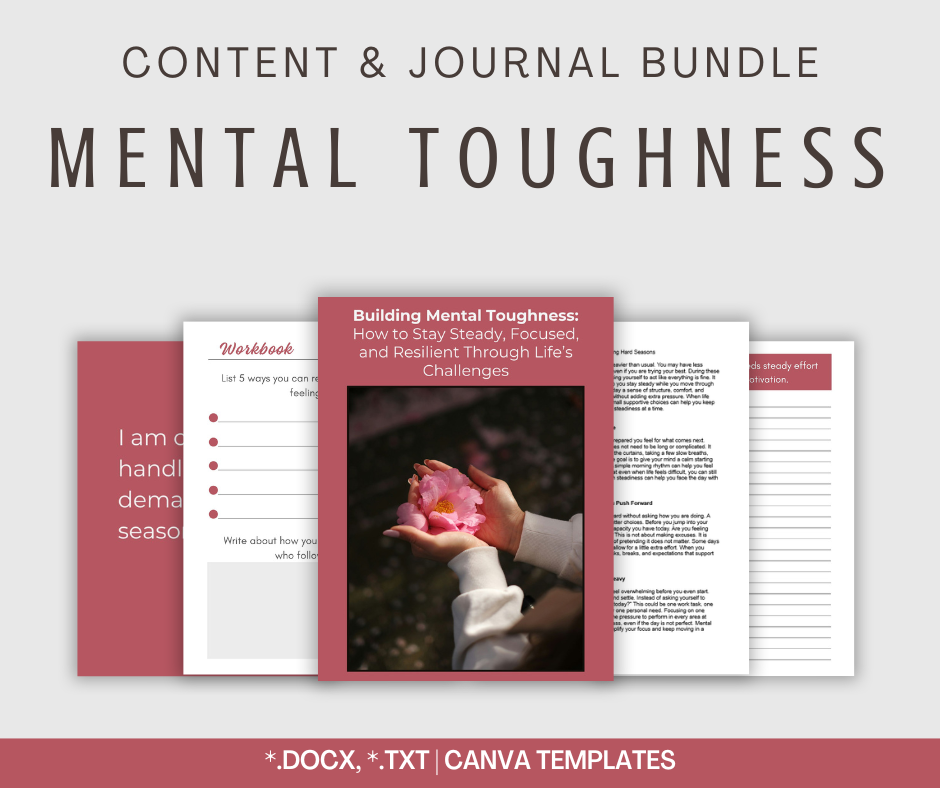 Mental Toughness | Content & Journal Bundle