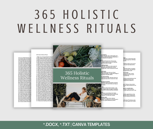 365 Holistic Wellness Rituals | Content Bundle