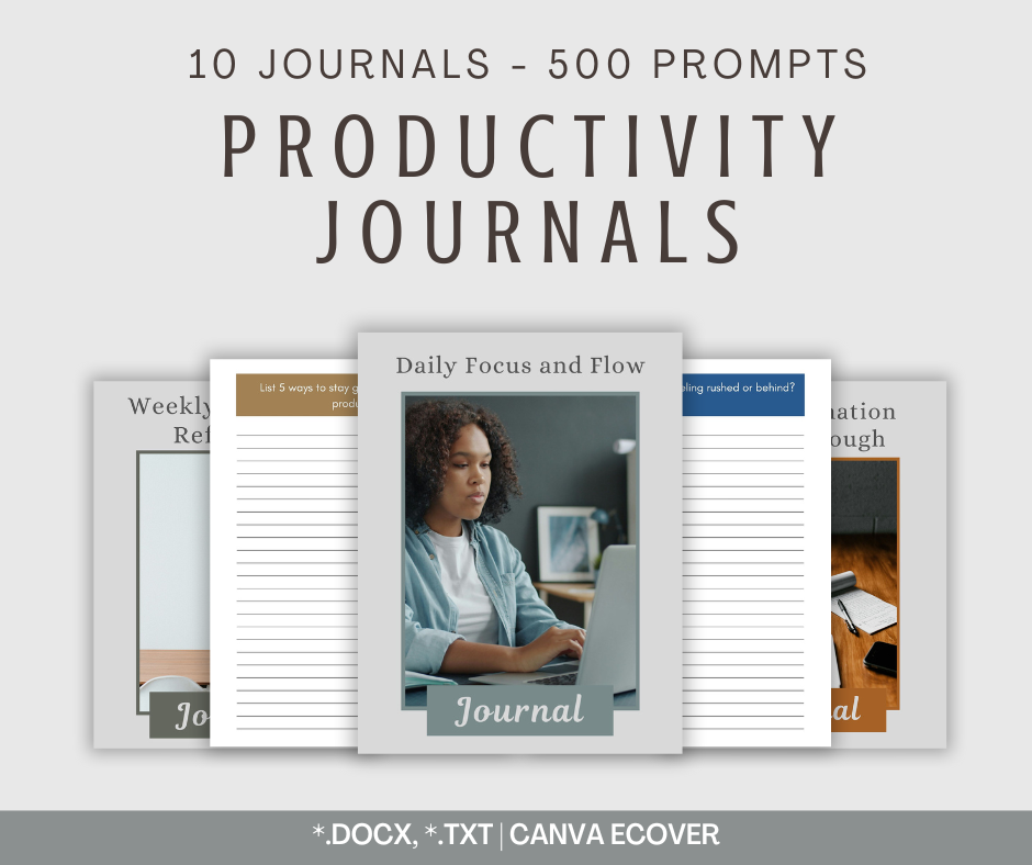 Productivity Journal Collection | 10 Journals