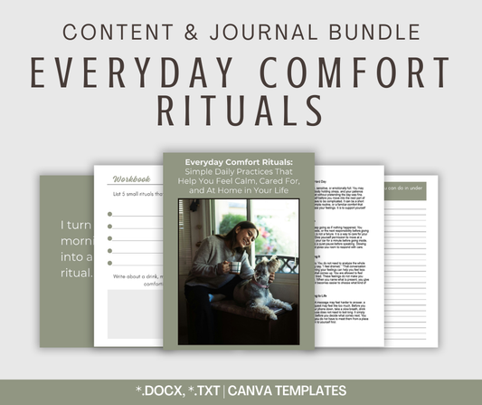 Everyday Comfort Rituals | Content & Journal Bundle