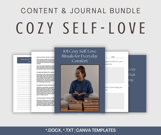 Cozy Self-Love Rituals | Content & Journal Bundle