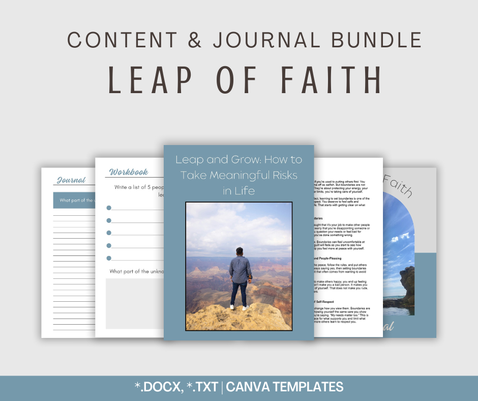 Leap of Faith | Content & Journal Bundle