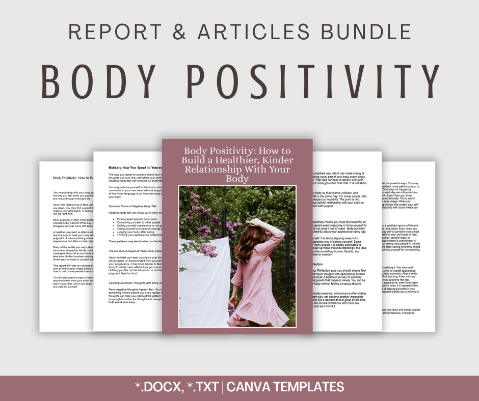 Body Positivity | Report & Articles Bundle