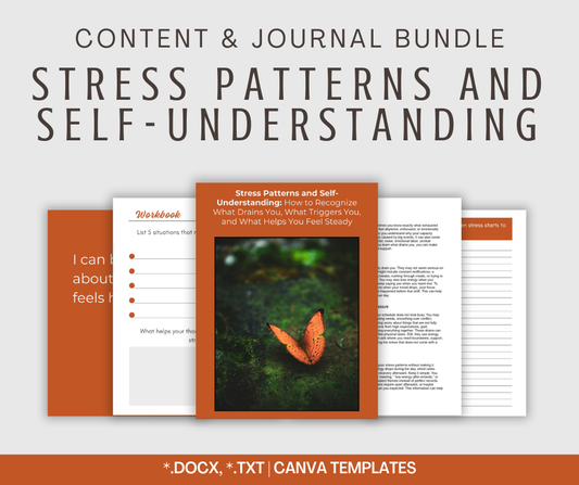 Stress Patterns and Self-Understanding | Content & Journal Bundle