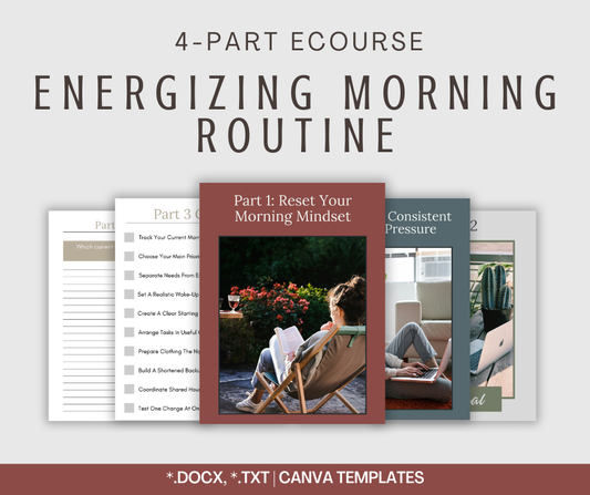 4-Part eCourse: Energizing Morning Routine