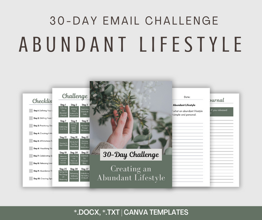 30-Day Creating an Abundant Lifestyle Challenge