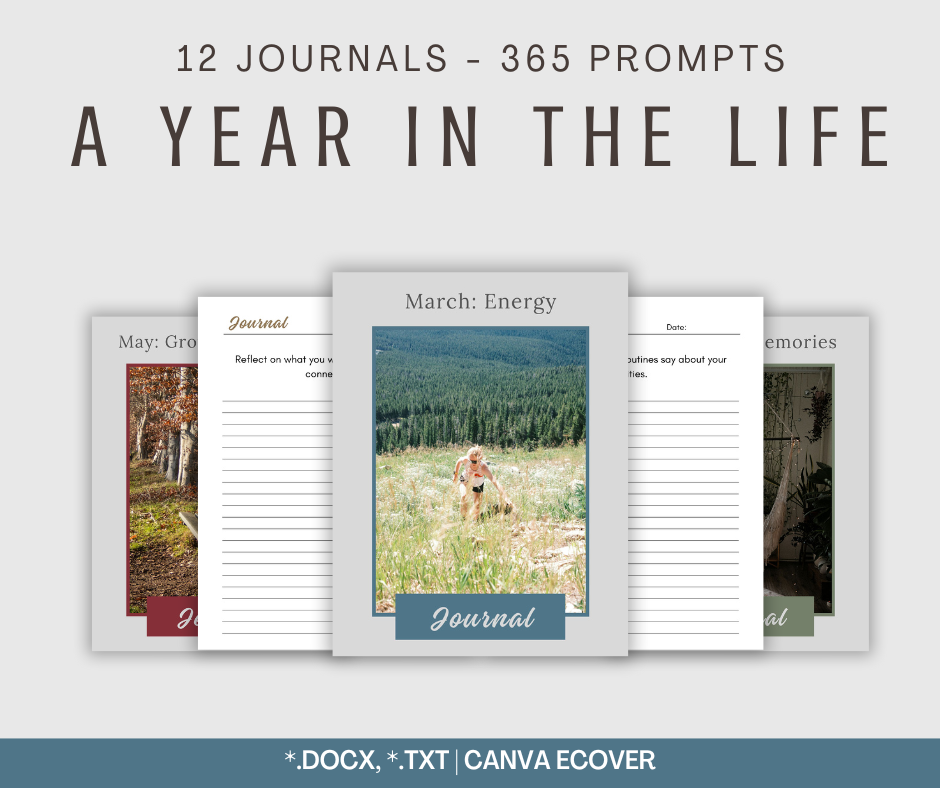 A Year in the Life Journal Collection | 12 Journals