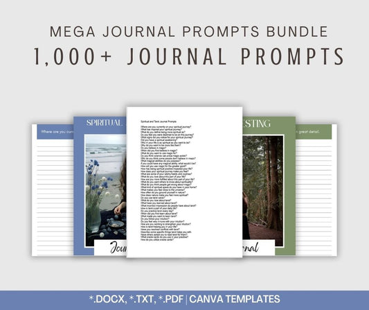 Mega Journal Bundle - 1,000+ Journal Prompts