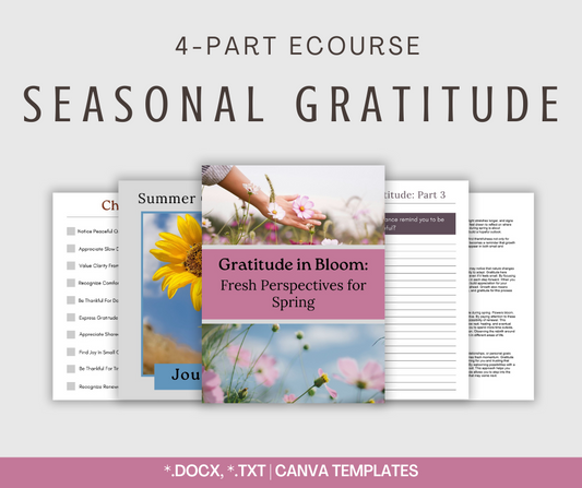 4-Part eCourse: Seasonal Gratitude