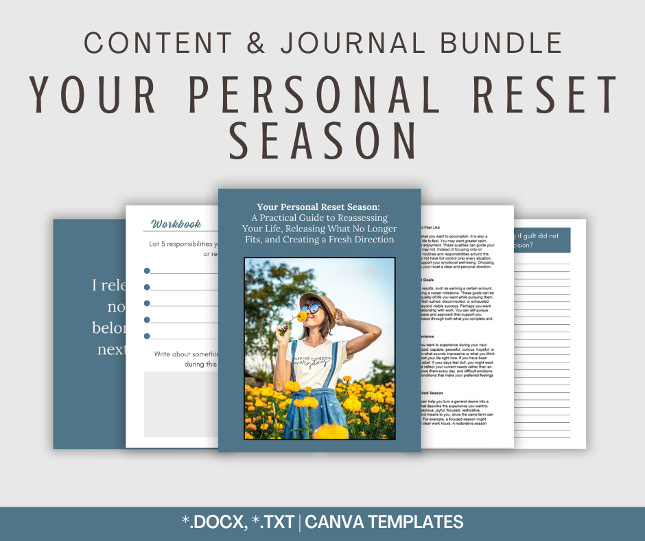 Your Personal Reset Season | Content & Journal Bundle