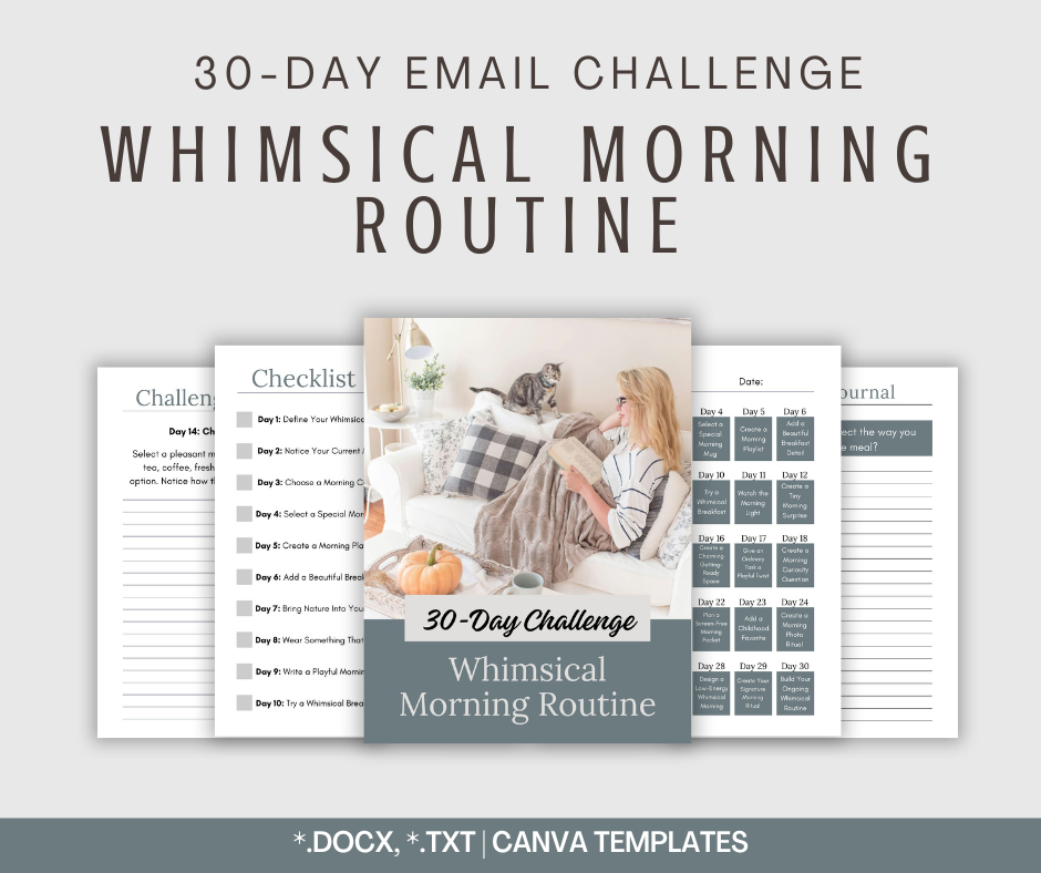 30-Day 'Whimsical Morning Routine' Challenge