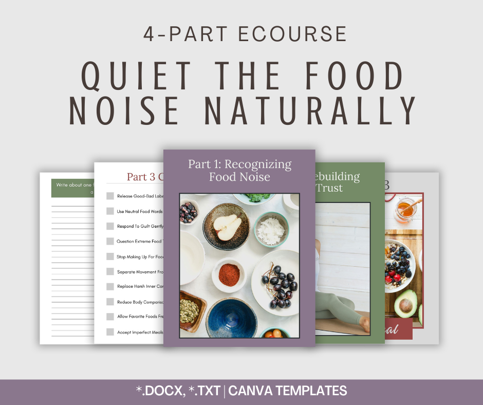 4-Part eCourse: Quiet the Food Noise Naturally