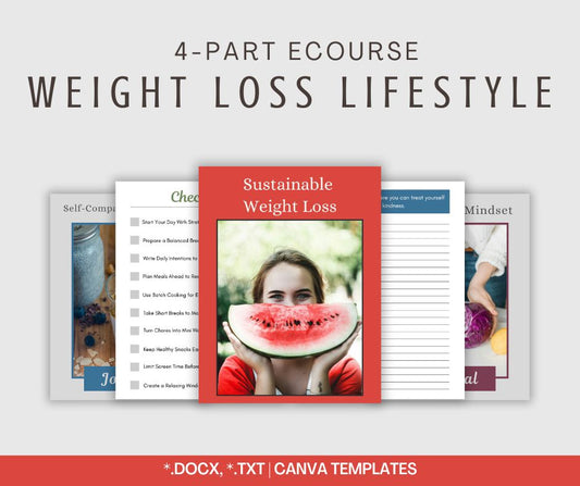 4-Part eCourse: Sustainable Weight Loss Lifestyle