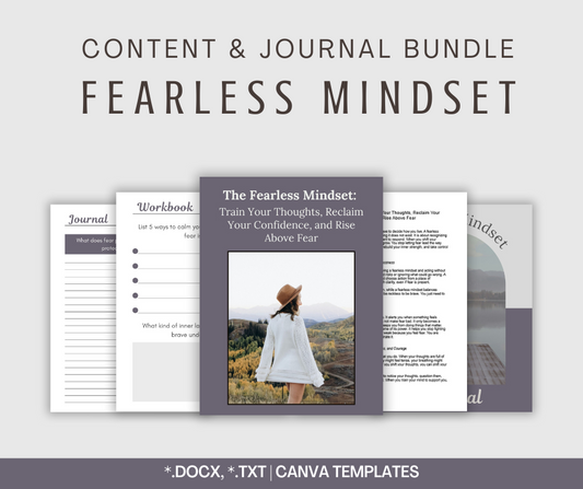 Fearless Mindset | Content & Journal Bundle