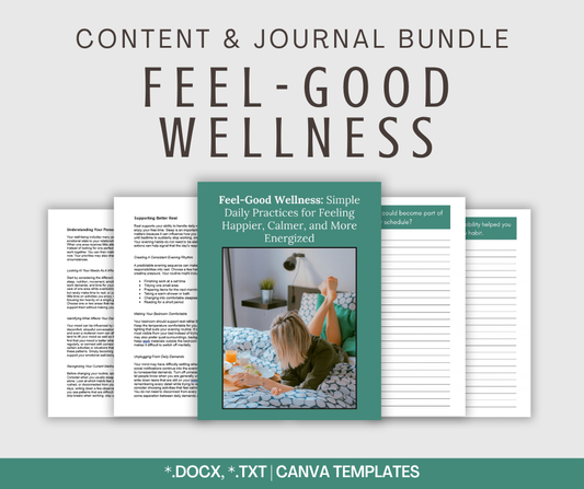Feel-Good Wellness | Content & Journal Bundle