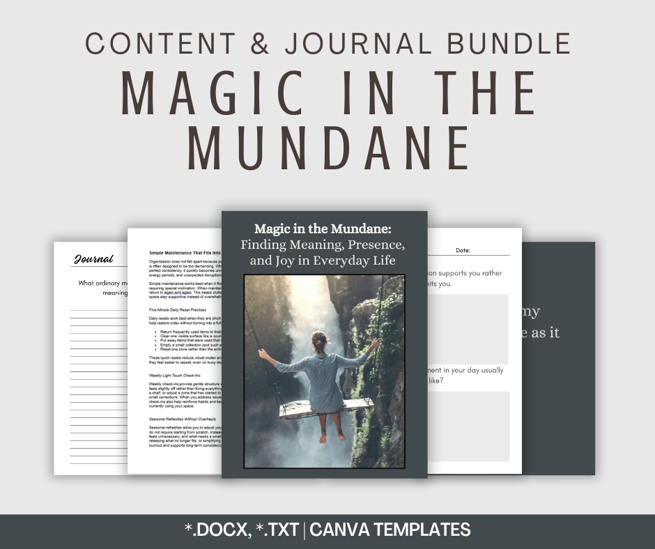 Magic in the Mundane | Content & Journal Bundle
