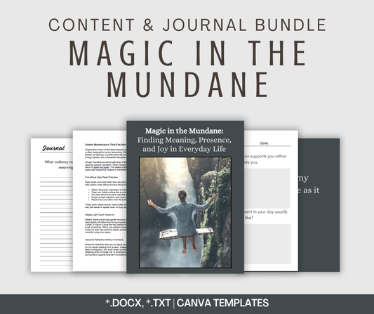 Magic in the Mundane | Content & Journal Bundle