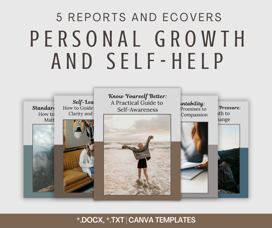 Personal Growth and Self-Help Reports | 5 Report Bundle