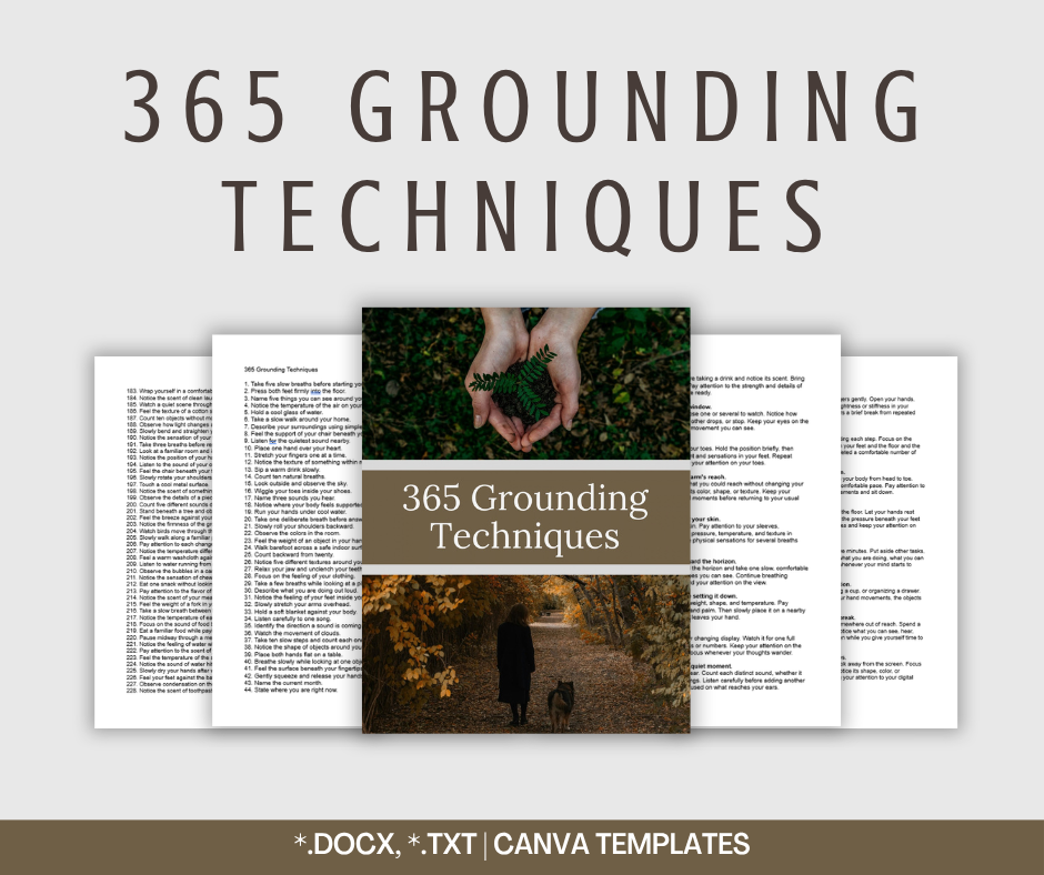 365 Grounding Techniques | Content Bundle