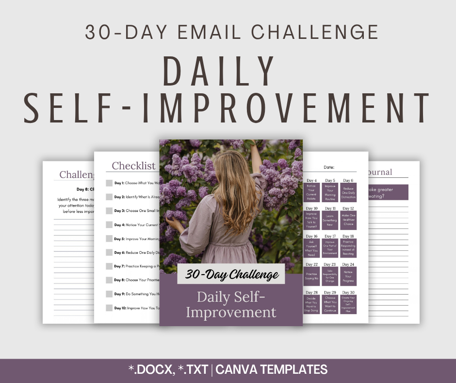 30-Day 'Daily Self-Improvement' Challenge
