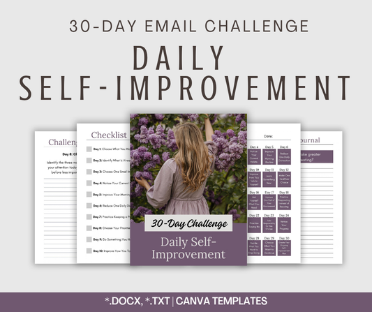 30-Day 'Daily Self-Improvement' Challenge
