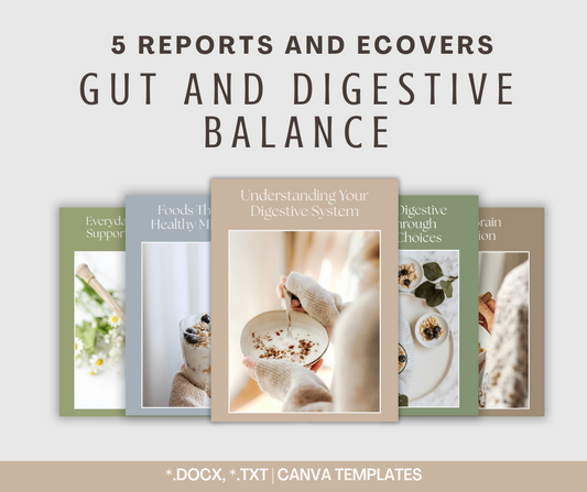 Gut and Digestive Balance | 5 Report Bundle