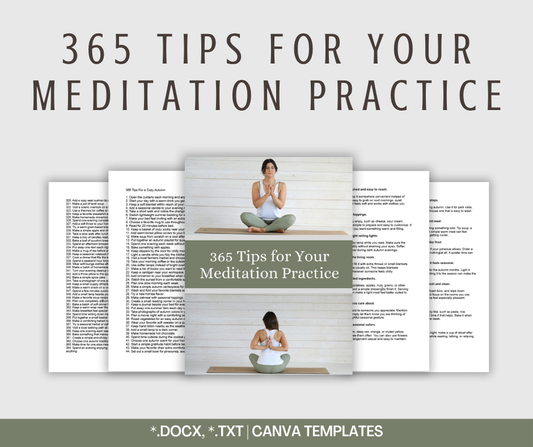 365 Tips for Your Meditation Practice | Content Bundle