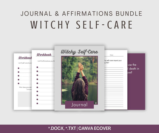 Witchy Self-Care | Journal & Affirmations Bundle