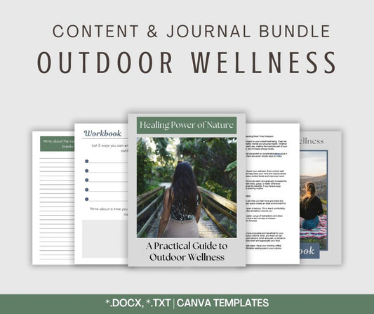 Outdoor Wellness | Content & Journal Bundle