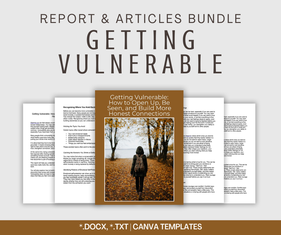 Getting Vulnerable | Report & Articles Bundle