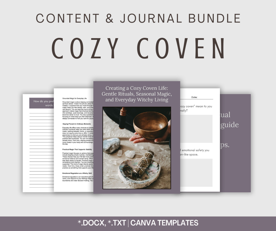 Cozy Coven | Content & Journal Bundle