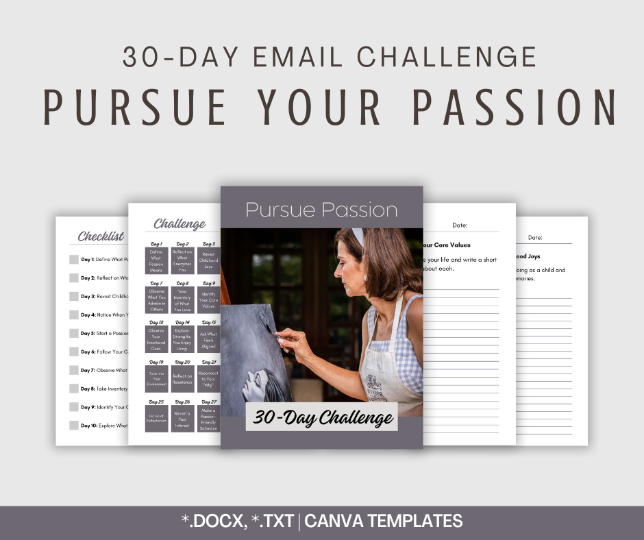 30-Day Pursue Your Passion Challenge
