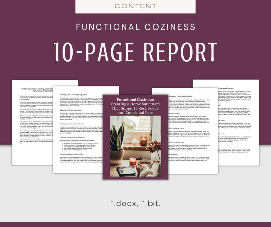 Functional Coziness | Content & Journal Bundle