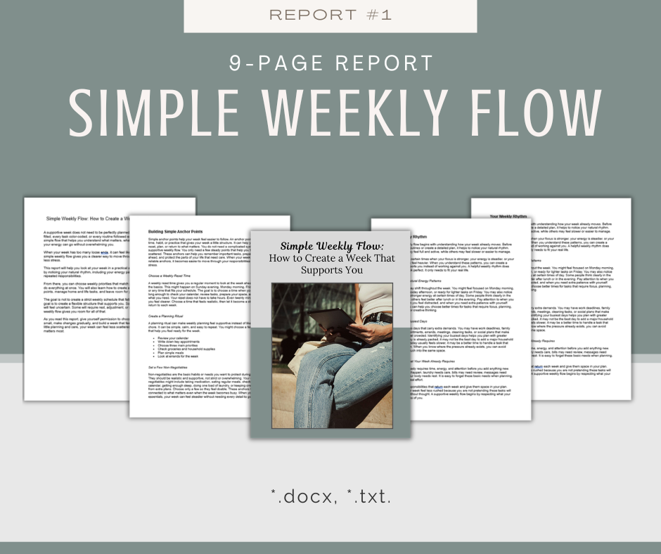 Lifestyle Habits and Routines Reports | 5 Report Bundle