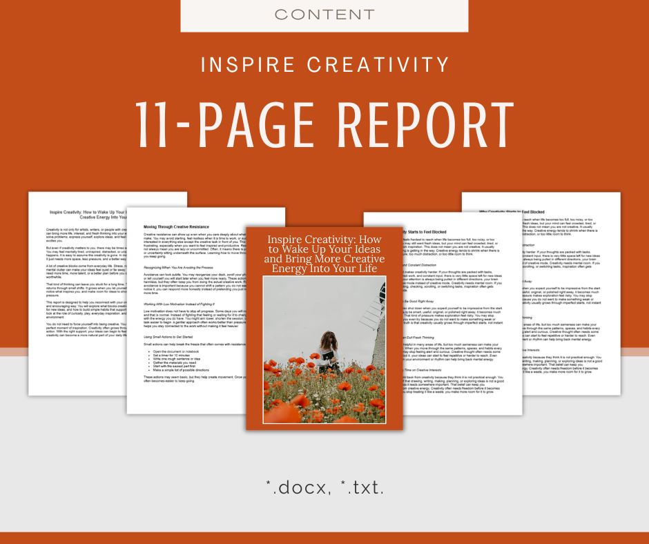 Inspire Creativity | Report & Articles Bundle