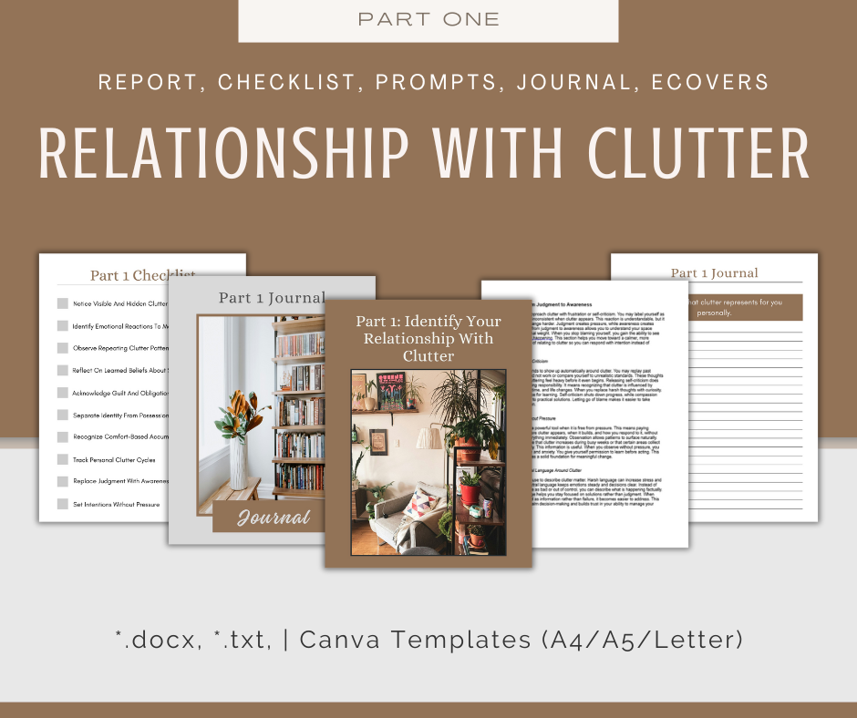 4-Part eCourse: Declutter and Organize