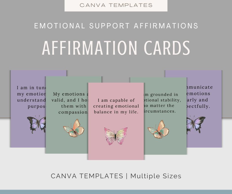 Emotional Support Affirmations | PLR Minis