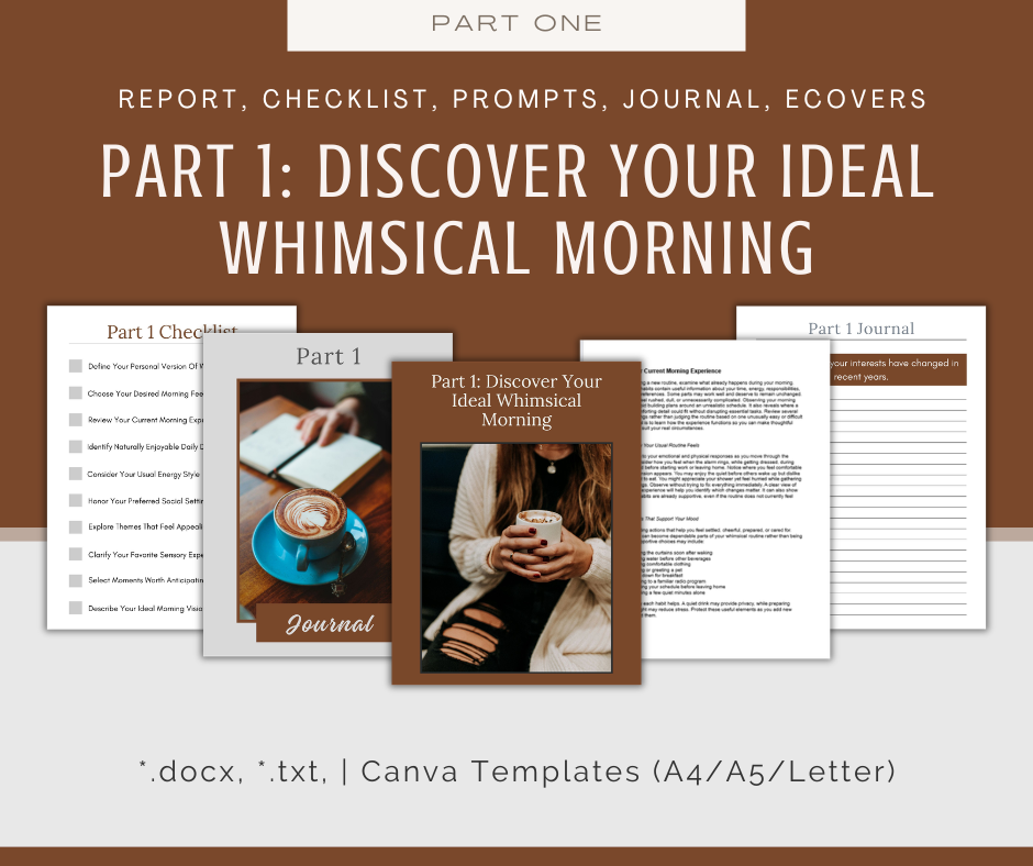 4-Part eCourse: Whimsical Morning Routine